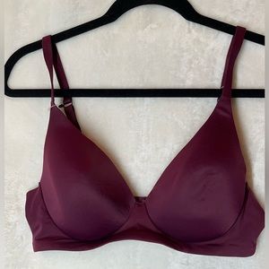 Maroon Jockey Bra